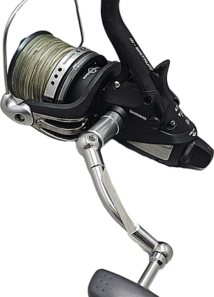 Рыболовная спиннинговая катушка б/у shimano medium baitrunner xt-a long cast