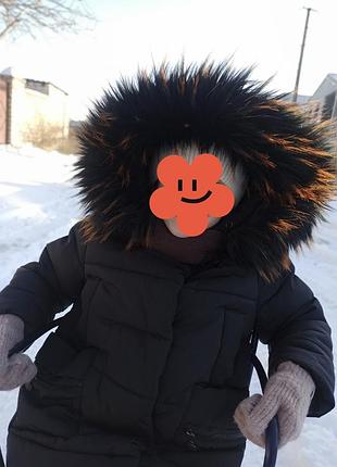 Зимнее пальто на девочку