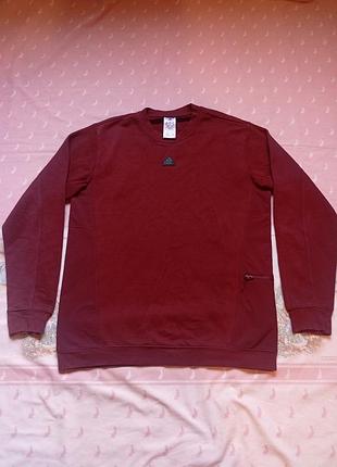 Світшот adidas city escape sweatshirt with a small chest logo and a side zip pocket
