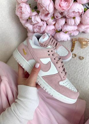 Жіночі nike dunk low sail pink