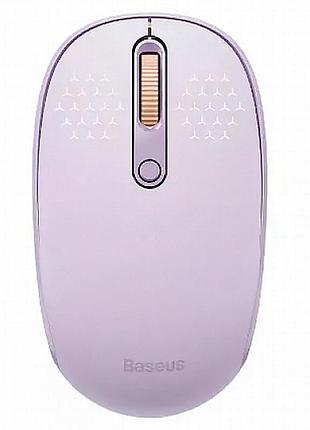 Мышь беспроводная baseus f01b tri-mode bluetooth + 2.4g (b01055503833) purple