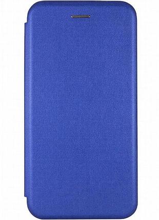 Кожаный чехол-книжка classy для motorola edge 70 fusion / 70 fusion+ синий