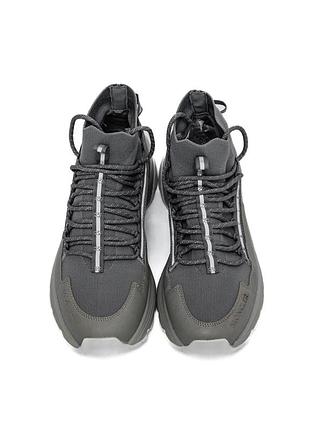 Мужские кроссовки moncler monte runner grey 4
