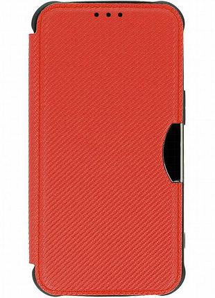 Кожаный чехол-книжка getman razor (pu) для samsung galaxy a35 red