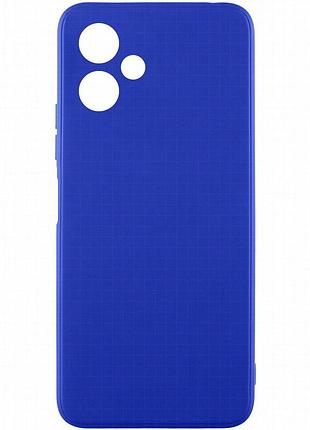Силиконовый чехол candy full camera для samsung galaxy a08 / a07 синий / dark blue