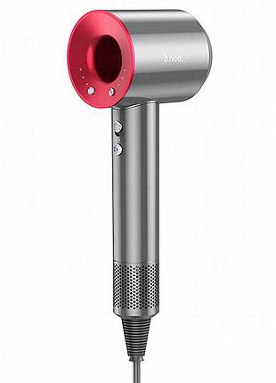 Фен для волос hoco hp11 plus с отрицательной ионизацией (1600w) rose red