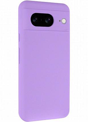 Чехол silicone cover lakshmi full camera (aaa) для google pixel 8a сиреневый / dasheen