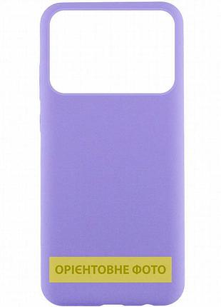 Чехол silicone cover lakshmi (aaa) для xiaomi poco x6 / note 13 pro 5g сиреневый / dasheen