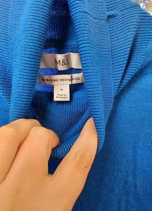Водолазка жіноча m&s синя шерсть 5
