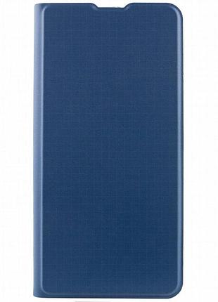 Кожаный чехол-книжка getman elegant (pu) для oppo a78 4g синий