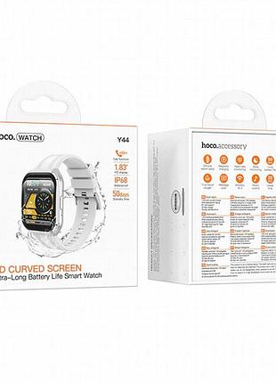 Смарт-часы hoco y44 smart sports watch (call version) silver 3