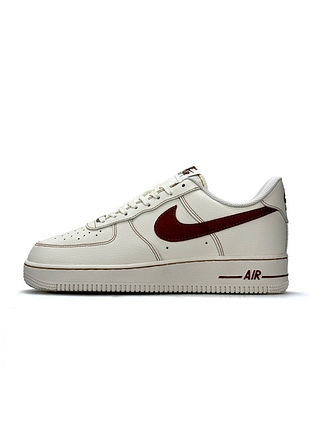 Жіночі кросівки nike air force 1 low white brown