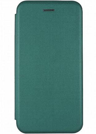 Кожаный чехол-книжка classy для xiaomi poco x3 nfc / poco x3 pro зеленый
