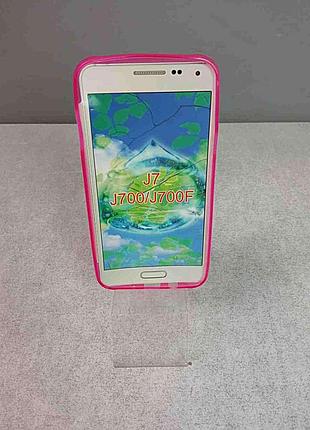 Чохол для мобільного телефона original silicon case samsung j700 (j7) pink