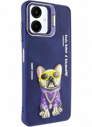 Tpu+pc чехол friends для samsung galaxy a06 blue dog