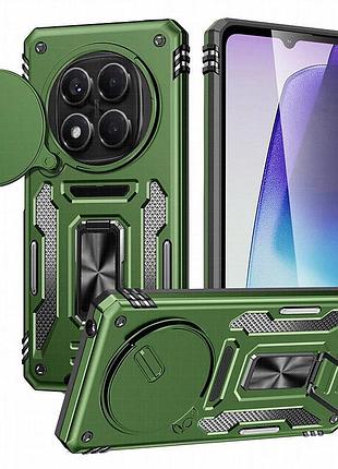 Ударопрочный чехол camshield army ring для xiaomi redmi note 15 pro 5g оливковый / army green