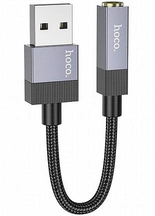 Переходник hoco upa32d clever usb to 3.5mm black