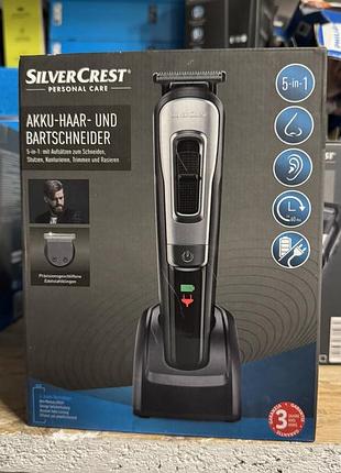 Тример silver crest akku-haar- und bartsschneider 5-in-1