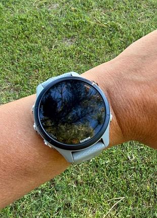 Смарт-часы garmin forerunner 255s пудровые серый