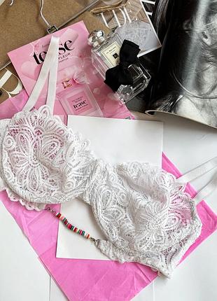 Мереживний  бюстгальтер   intimissimi 75 d білий оригінал