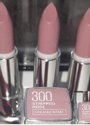 Помада для губ maybelline stripped rose 300