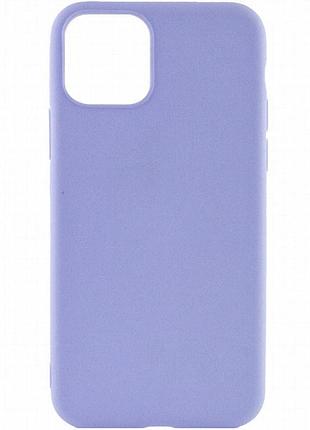 Силиконовый чехол candy для apple iphone 11 pro max (6.5") голубой / lilac blue