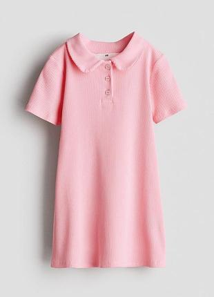 Сукня для дівчинки h&m рожева повсякденна