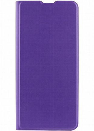 Кожаный чехол-книжка getman elegant (pu) для samsung galaxy a14 4g/5g фиолетовый