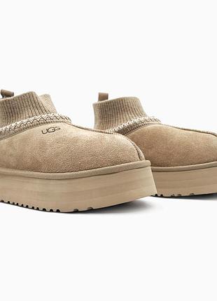 Ugg tasman platform sock beige 2