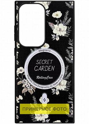 Tpu+pc чехол soft secret garden with magfit для samsung galaxy s25 ultra black