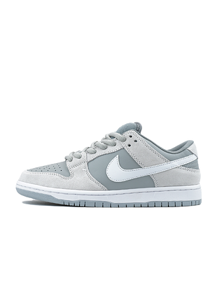 Женские кроссовки nike sb dunk summit white sweet wolf grey