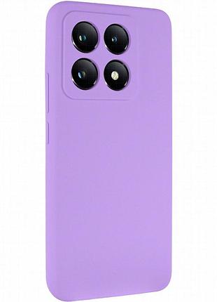 Чехол silicone cover lakshmi full camera (aaa) для xiaomi 14t pro сиреневый / dasheen