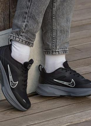 Мужские кроссовки nike air zoom black grey / smb+ 🔗