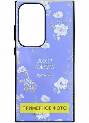 Tpu+pc чехол soft secret garden для xiaomi redmi note 14 pro 4g lilac