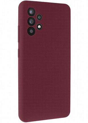 Чехол silicone cover lakshmi full camera (aaa) для samsung galaxy a32 4g бордовый / plum