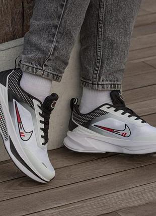 Мужские кроссовки nike air zoom white red / smb+ 🔗