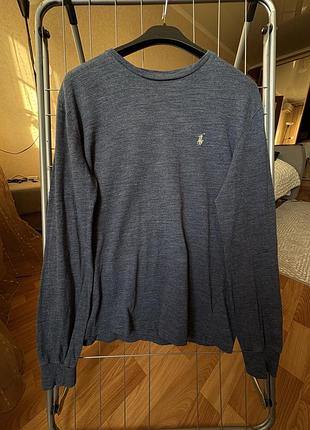 Чоловічий лонгслів ralph lauren синій