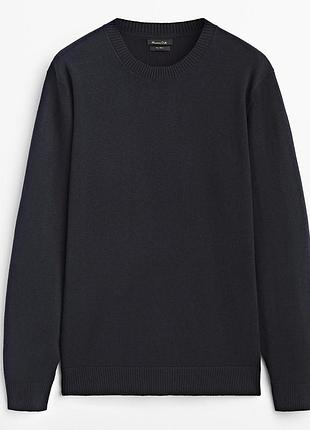 Мужской шерстяной джемпер massimo dutti