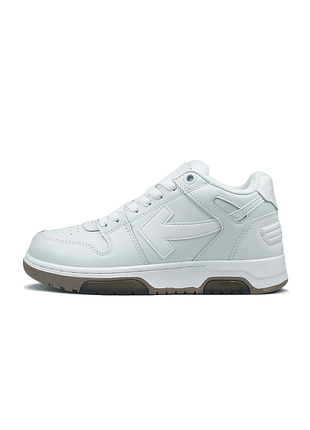 Женские кроссовки off-white out of office white cream