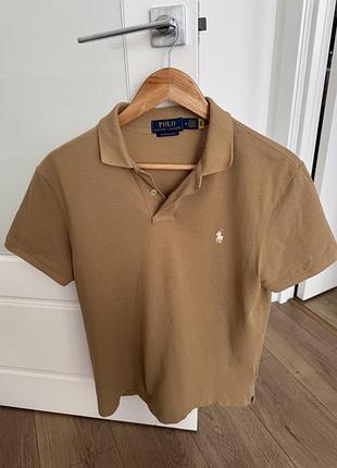 Поло чоловіче polo ralph lauren бежеве