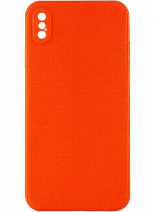 Силиконовый чехол candy full camera для apple iphone x / xs (5.8") красный / red