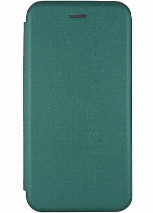 Кожаный чехол-книжка classy для xiaomi redmi note 9s / note 9 pro / note 9 pro max зеленый