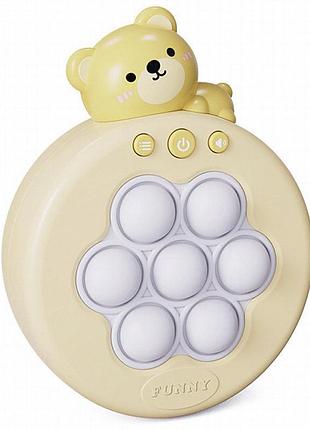 Портативная игра pop-it speed push game ver.6 bear