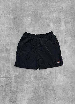 Шорти ellesse літні спортивні чоловічі оригінал колір чорний елес