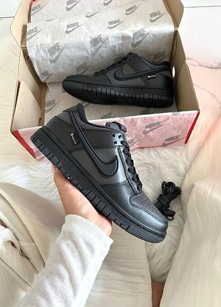 👟 кроссовки nike dunk low gore-tex black/наложка bs👟