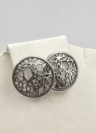 Сережки серебряные "паутинка" 5,49 г