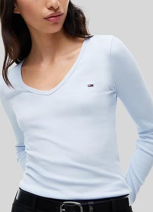 Реглан жіночий tommy hilfiger блакитний