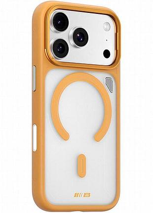 Tpu+pc чехол blueo frosted heat dissip. with magsafe для apple iphone 17 pro / 18 pro (6.3") оранжевый /