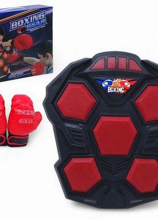 Боксерський набір "boxing gear", електронний, рукавички