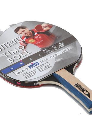 Ракетка для настольного тенниса butterfly timo boll silver